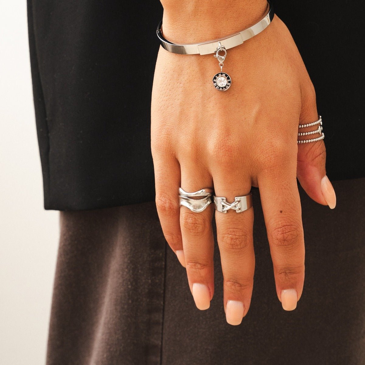 Anillo de corsé - Plata