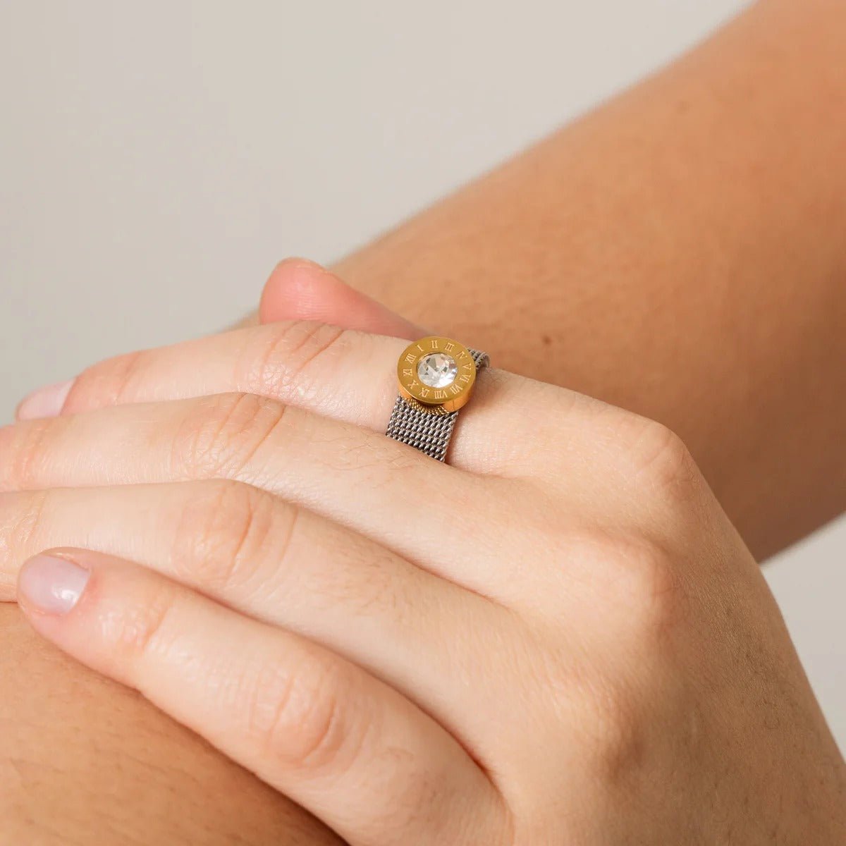 Anillo de malla romana - Plata