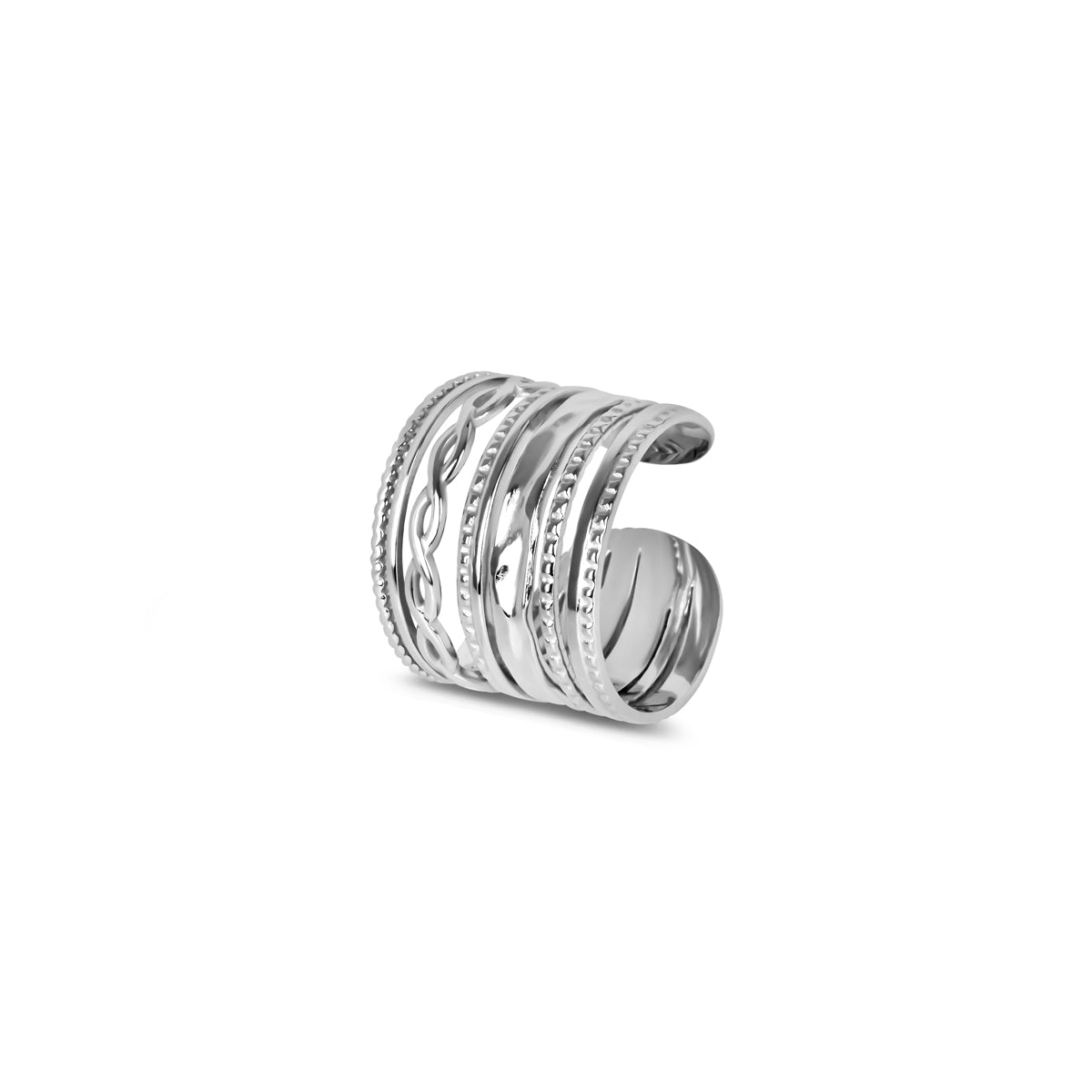 Anillo Royale ajustable - Plata