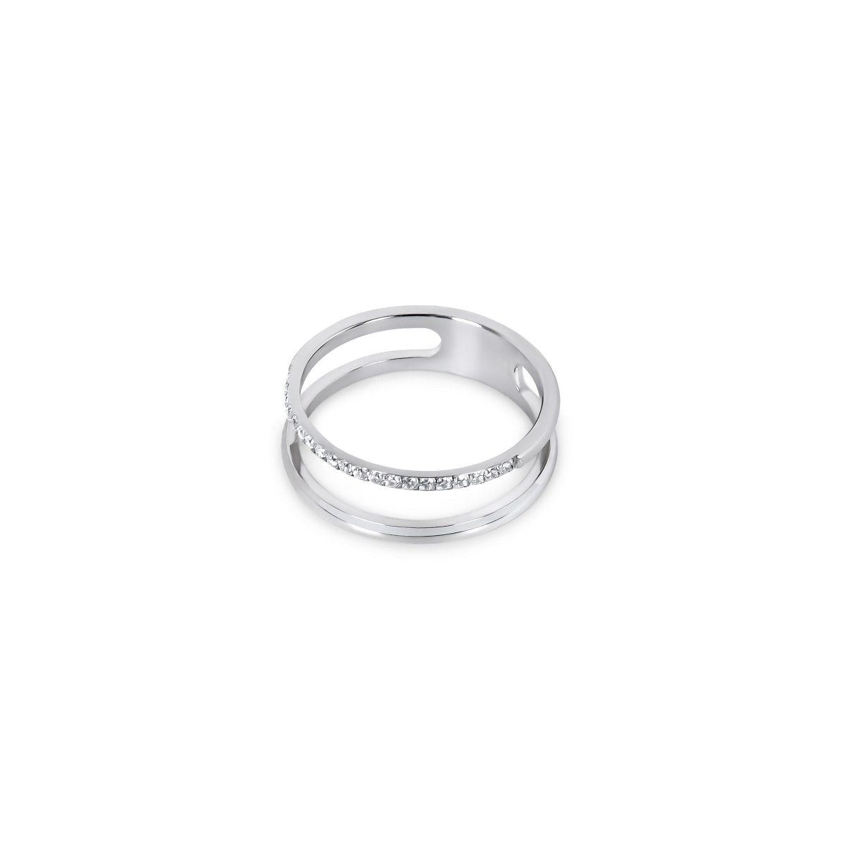 Anillo doble Vienne - Plata