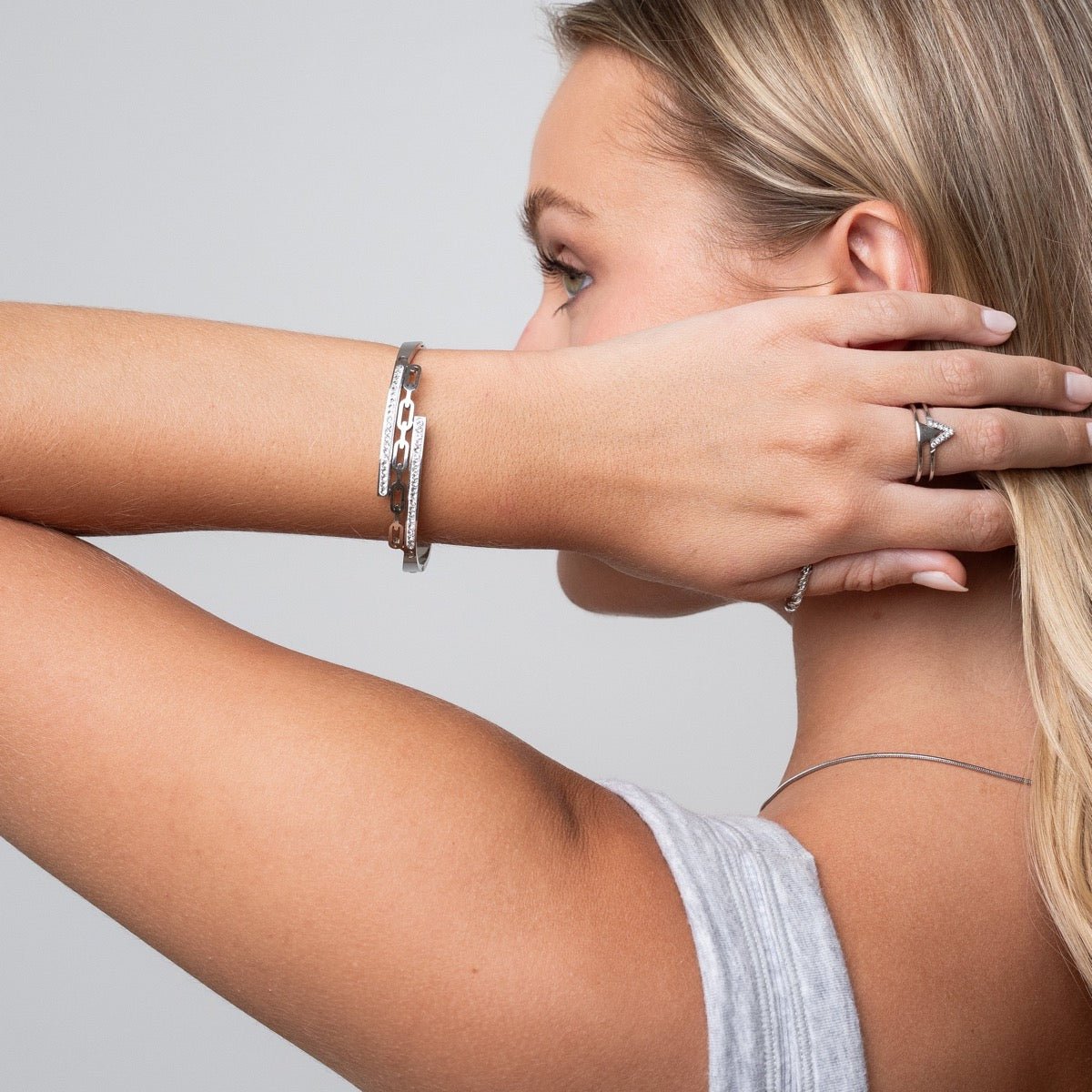 Pulsera Donatela - Plata