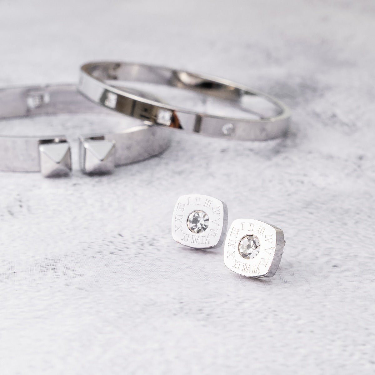 Pendiente Splendor - Plata