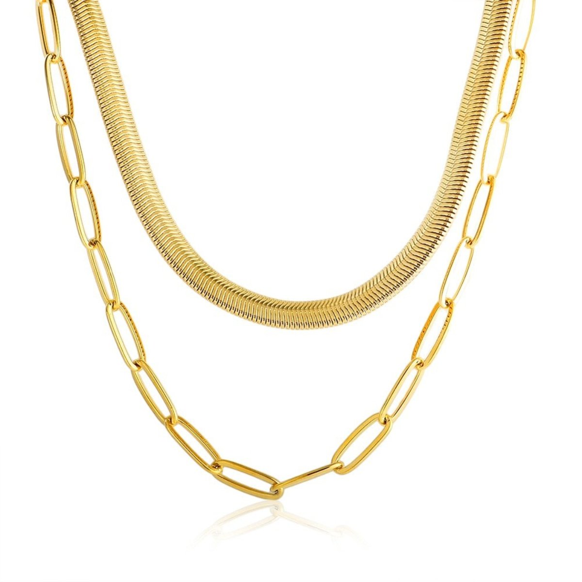 Collar Antonela bañado en oro de 18k