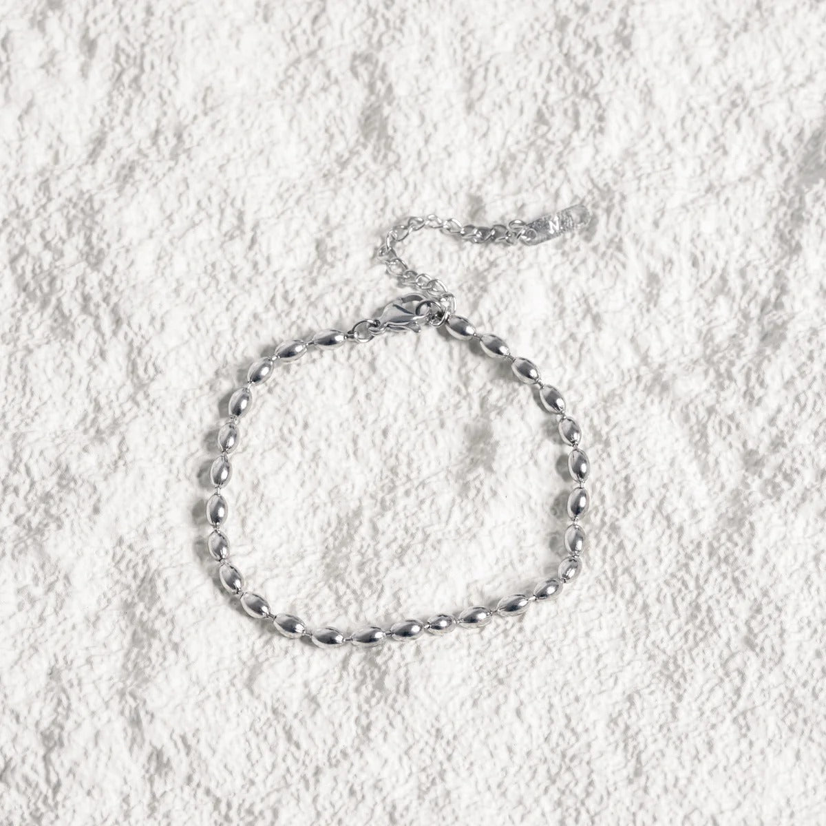 Pulsera de cadena esférica - Plata