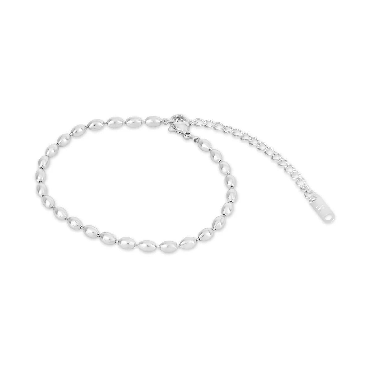 Pulsera de cadena esférica - Plata