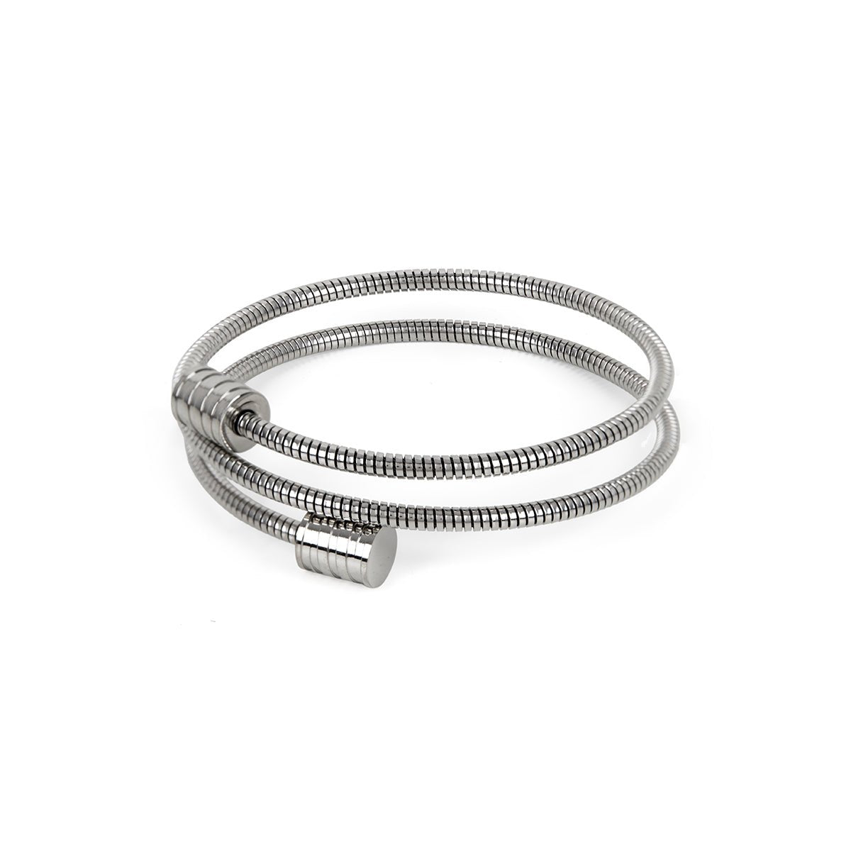 Pulsera de triple espiral - Plata