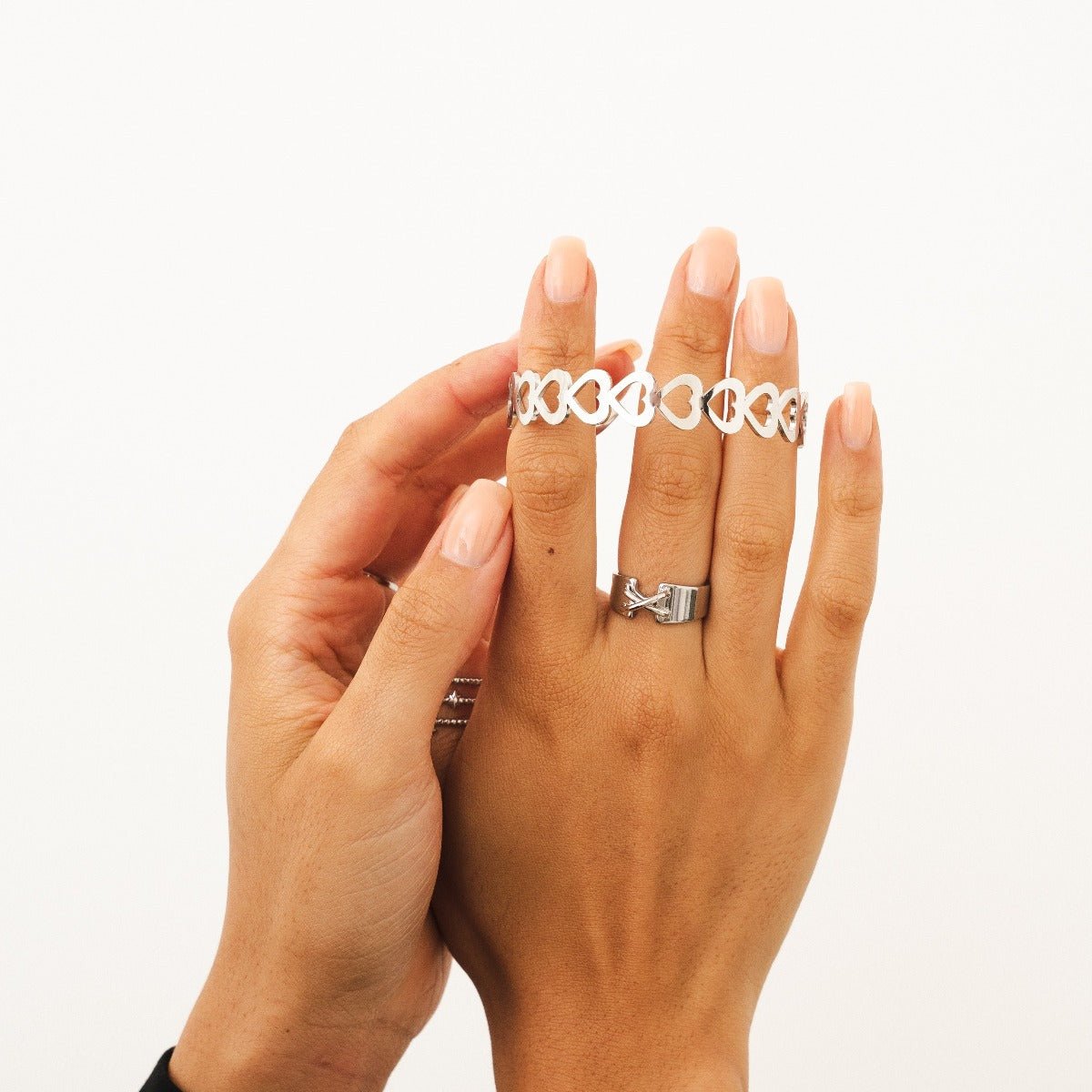 Anillo de corsé - Plata 