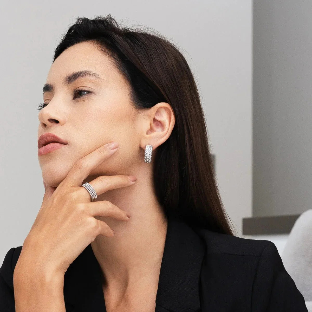 Anillo Esfera Icónica - Plata