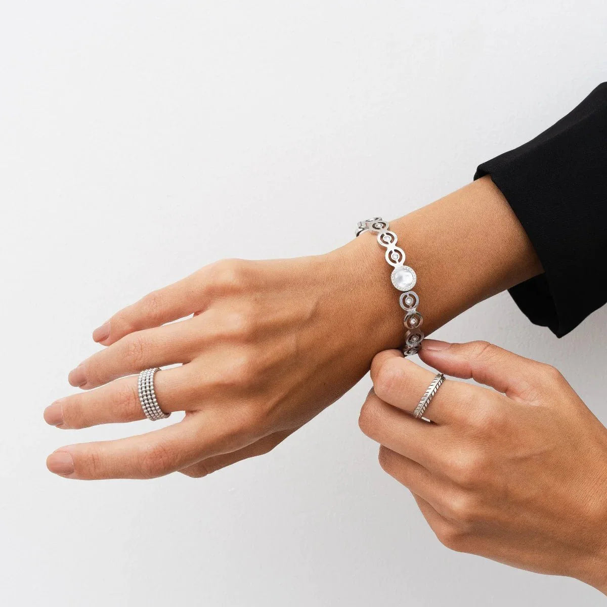 Anillo Esfera Icónica - Plata