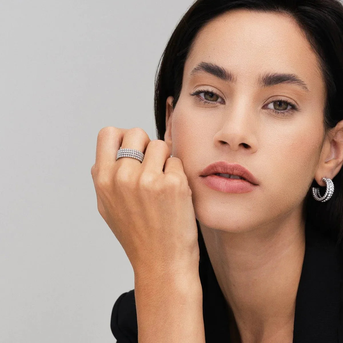 Anillo Esfera Icónica - Plata