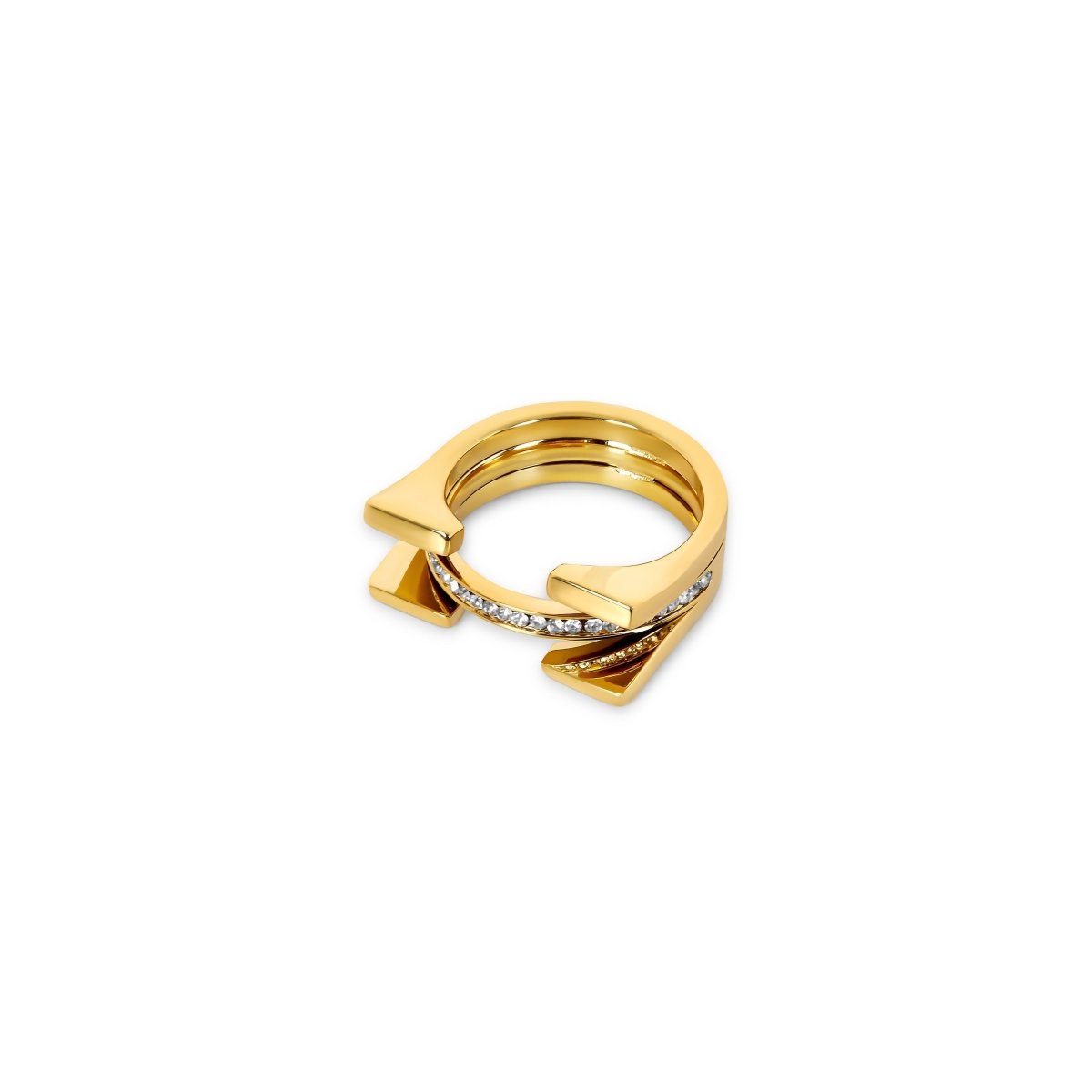 Anillo de la Verdad bañado en oro de 18k