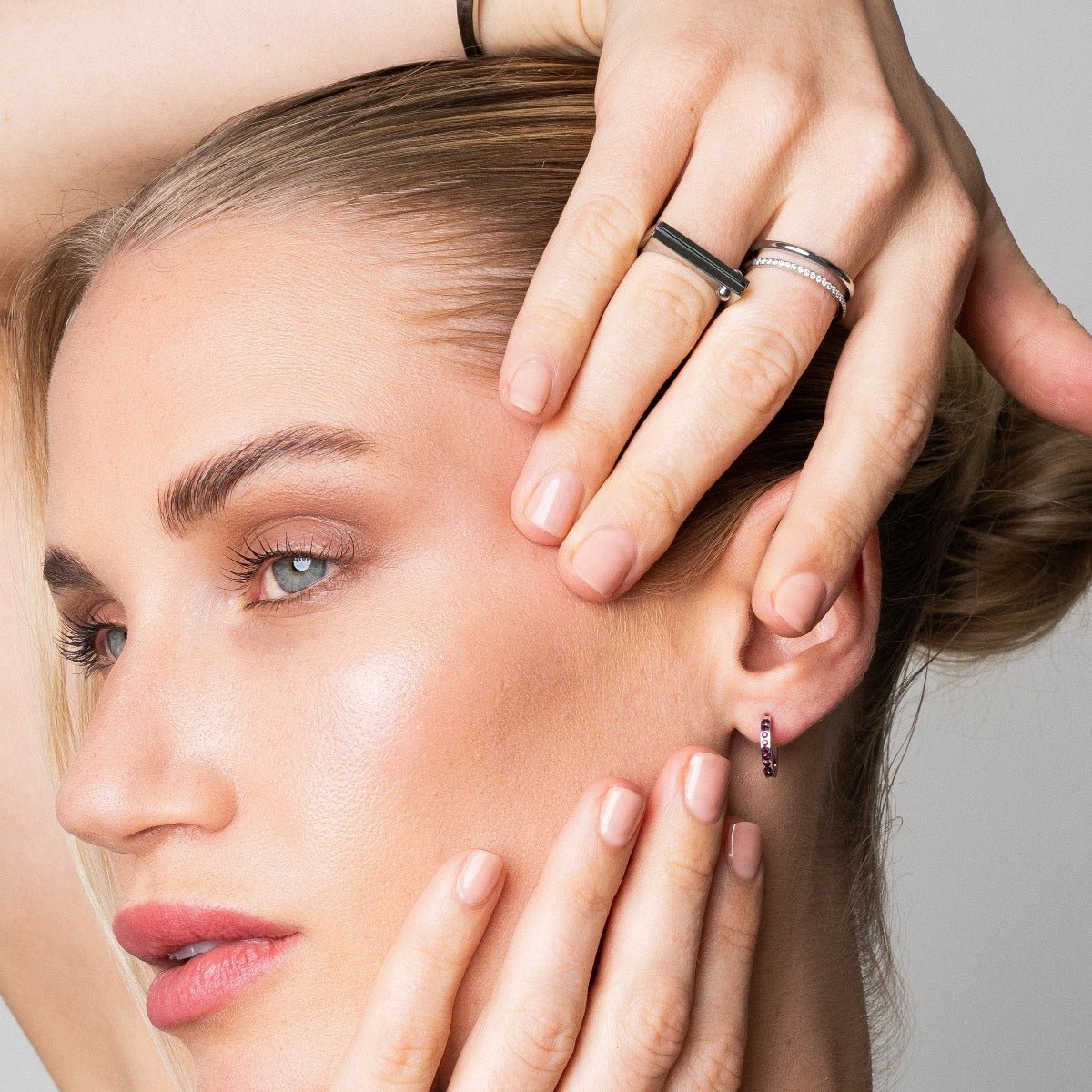 Anillo doble Vienne - Plata