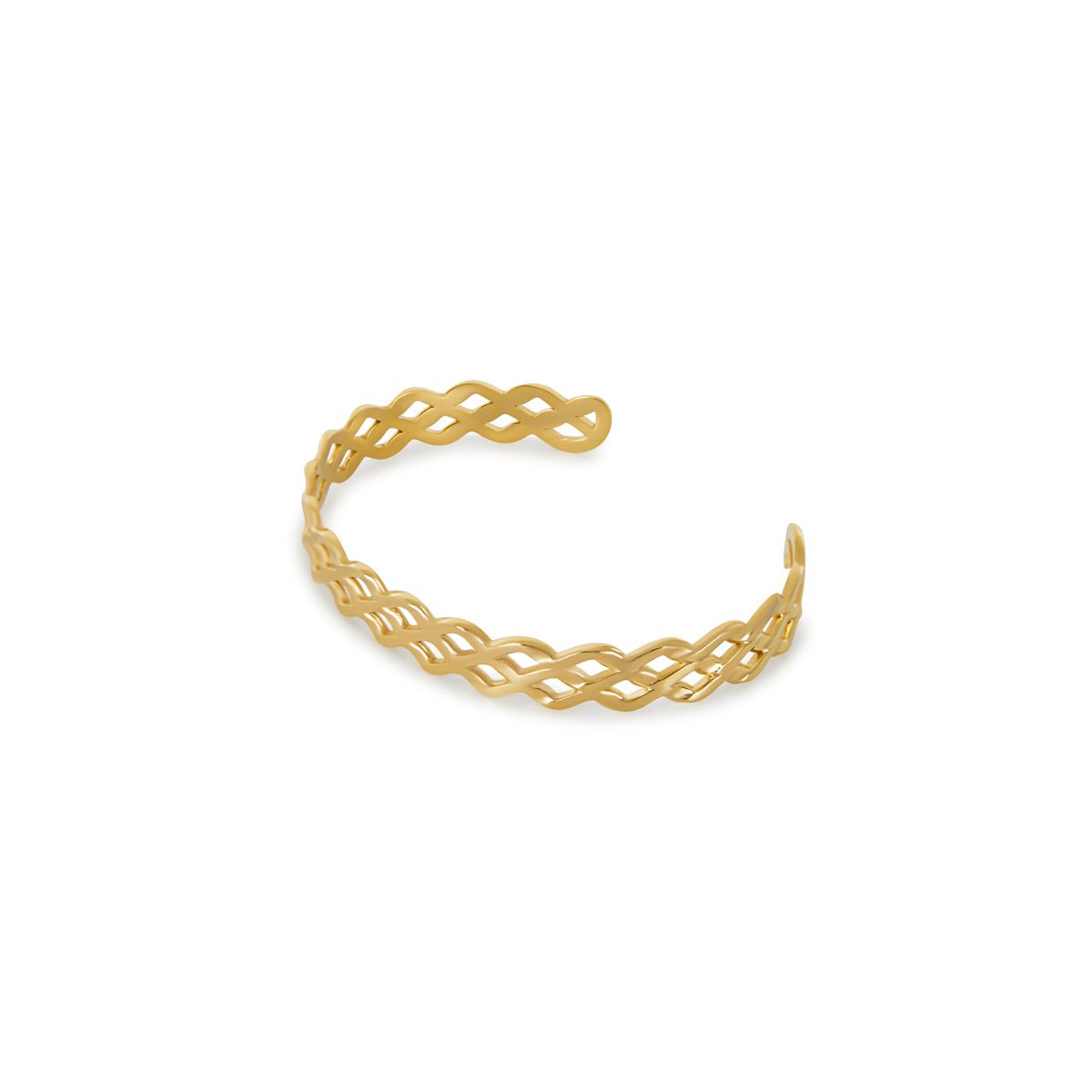 Pulsera Blogger bañada en oro de 18 quilates