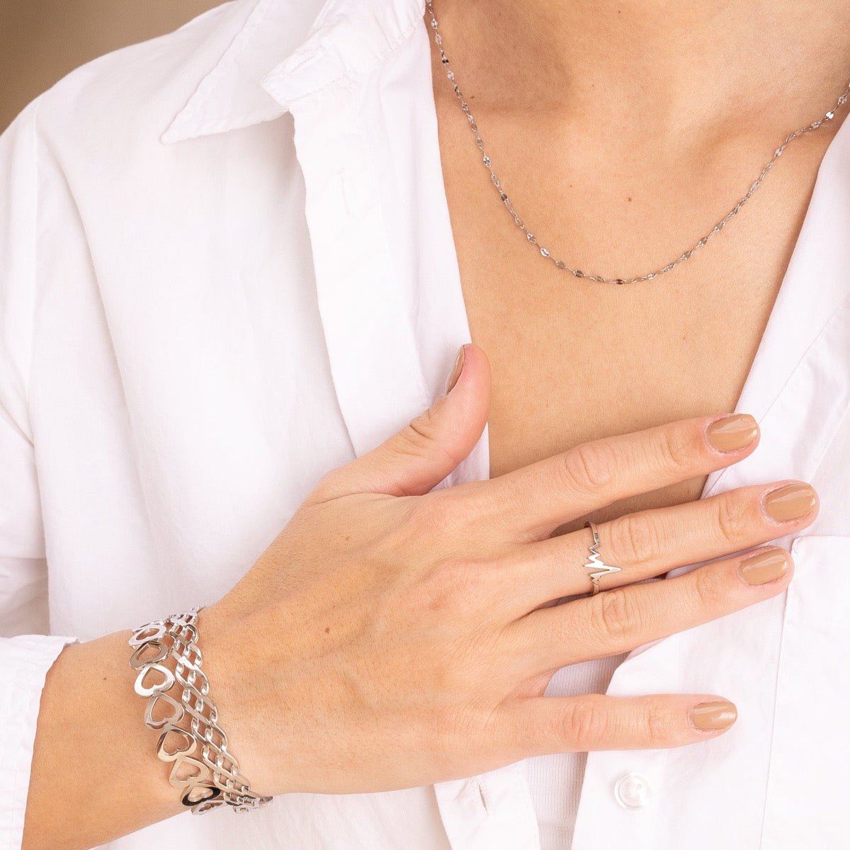 Pulsera Blogger - Plata