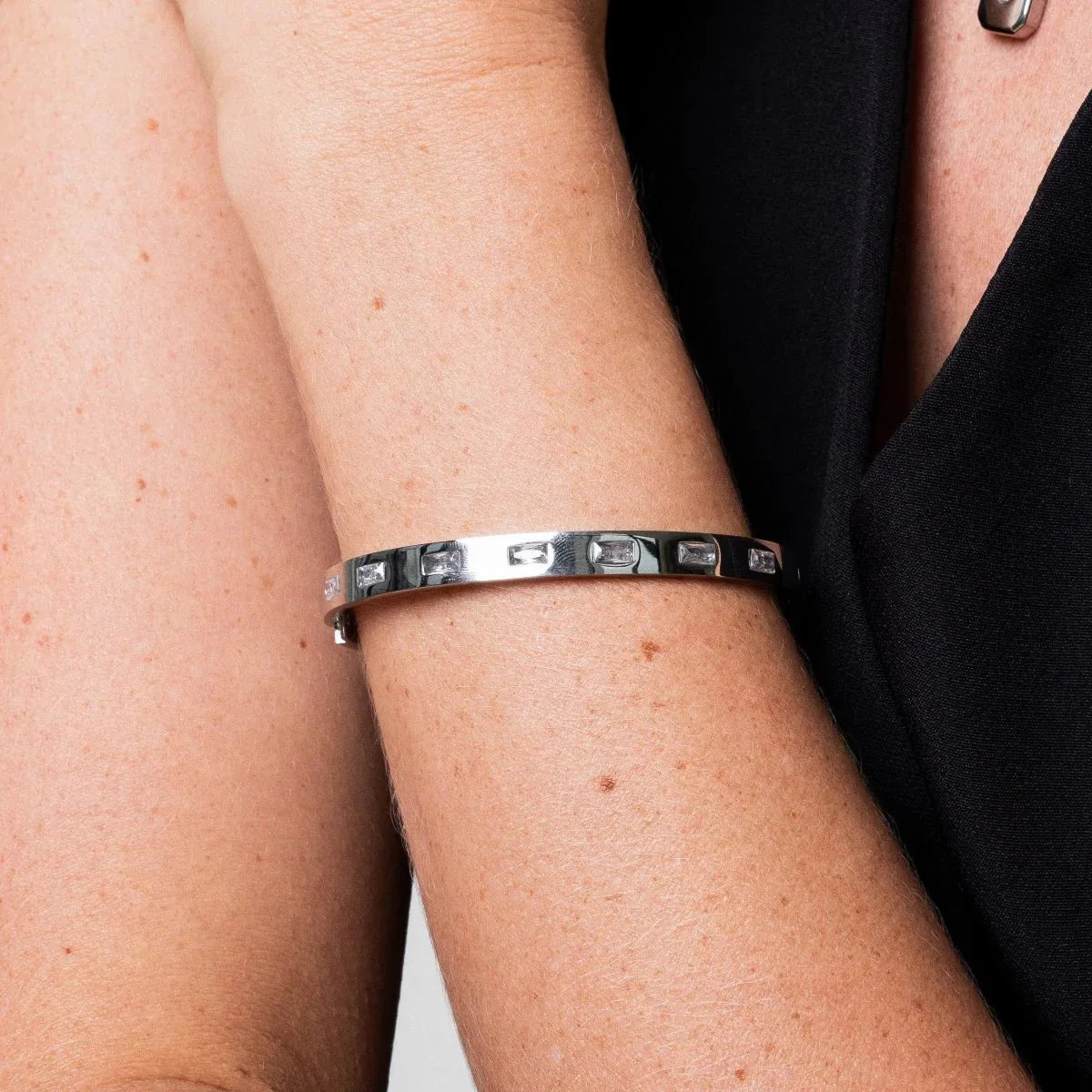 Pulsera tallada - Plata