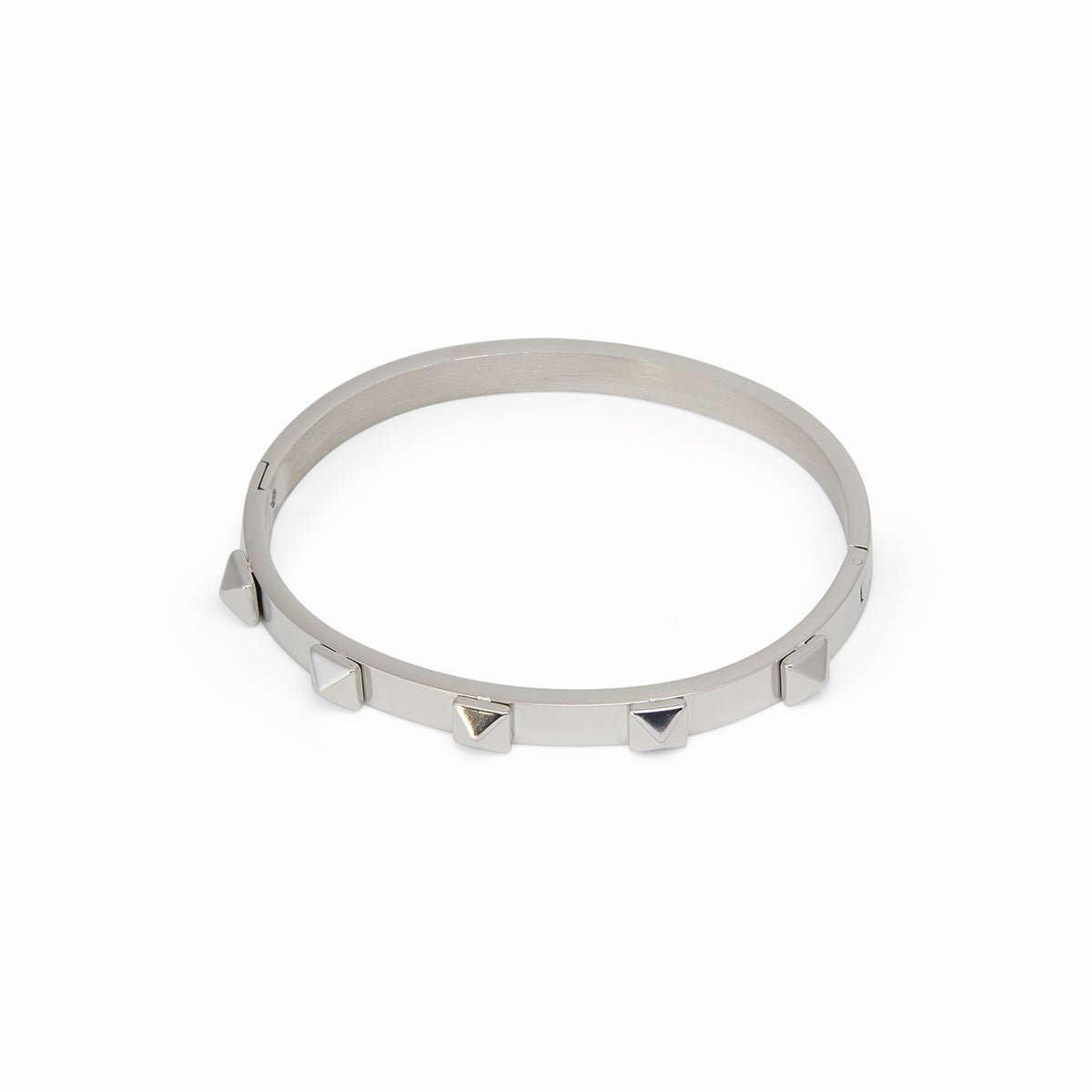 Pulsera con tachuelas - Plata