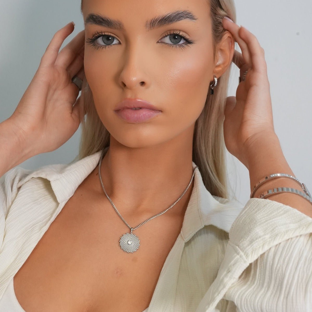 Collar brillante - Plata