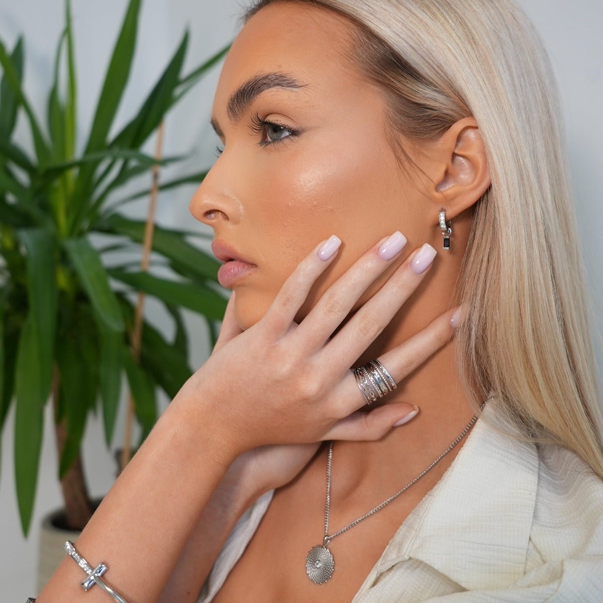 Collar brillante - Plata